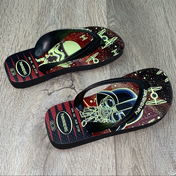 Havaianas Star Wars Flip Flop Size 10T | Stormtrooper Flip Flops Size 10T - Picture 13 of 15